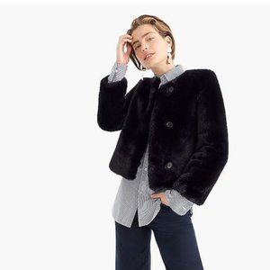 J. Crew Black Teddy Jacket